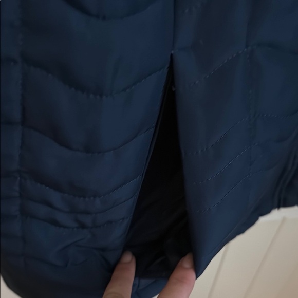 Jane Ashley Navy Quilted Vest 2X - Picture 2 of 5